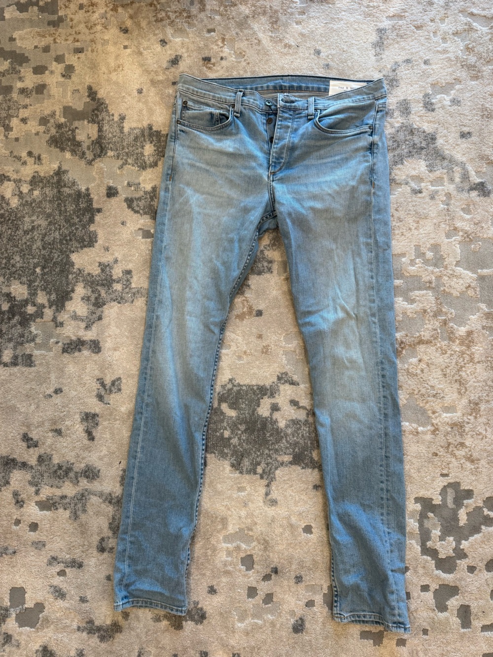 rag & bone Light Blue Slim Jeans